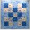 Blue Winter Pals baby quilt